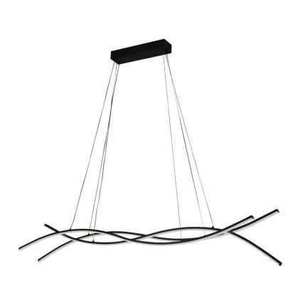 LED Stmievateľný luster na lanku LED/80W/230V 3000-6500K + diaľkové ovládanie