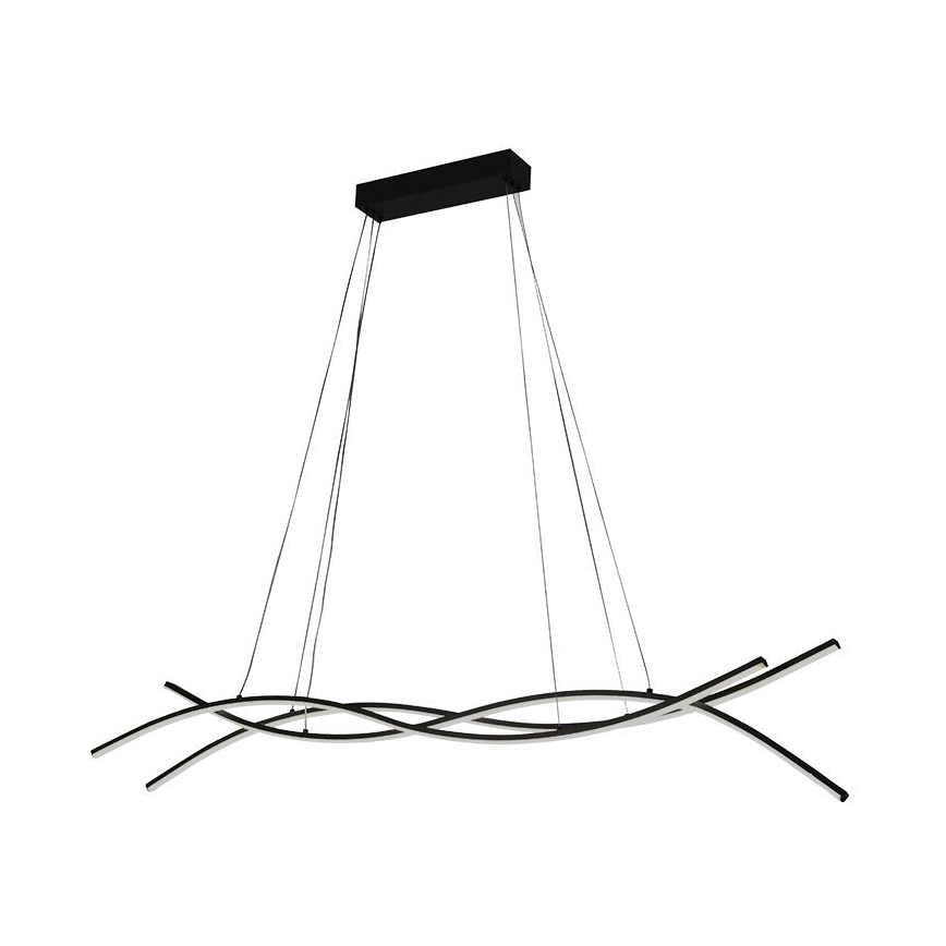 LED Stmievateľný luster na lanku LED/80W/230V 3000-6500K + diaľkové ovládanie