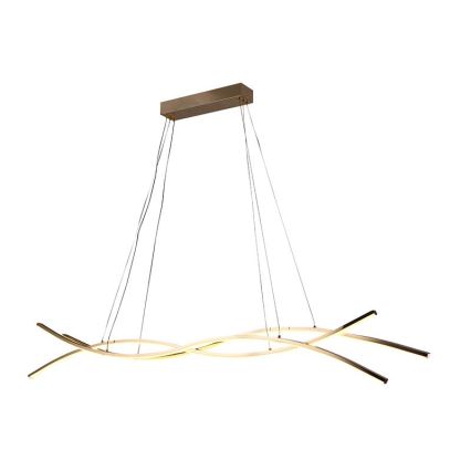 LED Stmievateľný luster na lanku LED/80W/230V 3000-6500K + diaľkové ovládanie