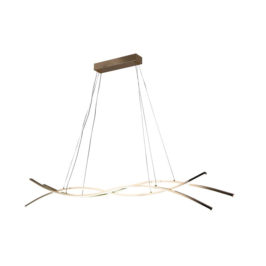 LED Stmievateľný luster na lanku LED/80W/230V 3000-6500K + diaľkové ovládanie