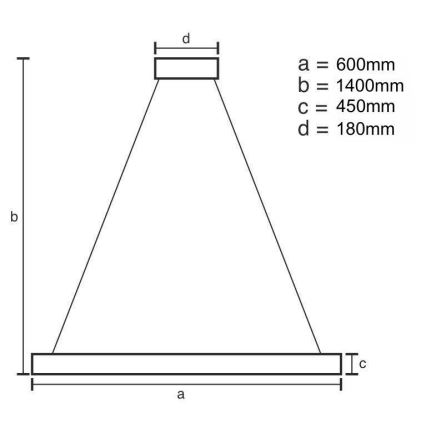 LED Stmievateľný krištáľový luster na lanku LED/80W/230V 3000-6500K zlatá + diaľkové ovládanie