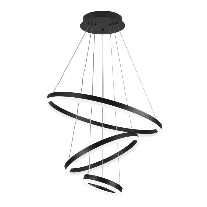 LED Stmievateľný luster na lanku LED/85W/230V 3000-6500K + diaľkové ovládanie