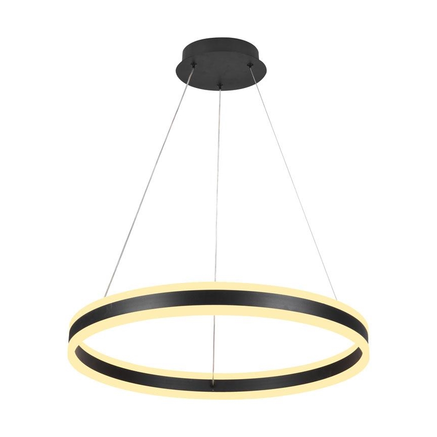 LED Stmievateľný luster na lanku LED/85W/230V 3000-6500K pr. 60 cm + diaľkové ovládanie