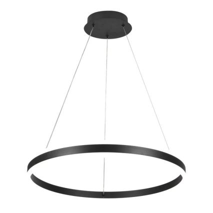 LED Stmievateľný luster na lanku LED/85W/230V 3000-6500K pr. 60 cm + diaľkové ovládanie
