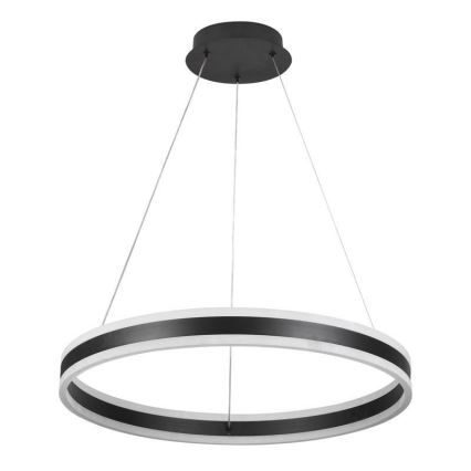 LED Stmievateľný luster na lanku LED/85W/230V 3000-6500K pr. 60 cm + diaľkové ovládanie