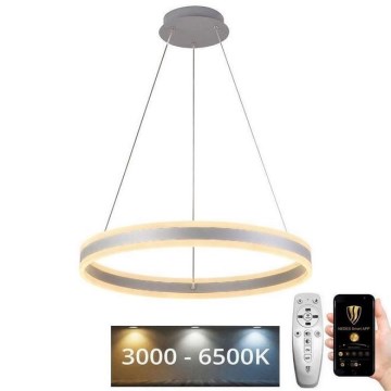 LED Stmievateľný luster na lanku LED/85W/230V 3000-6500K + diaľkové ovládanie