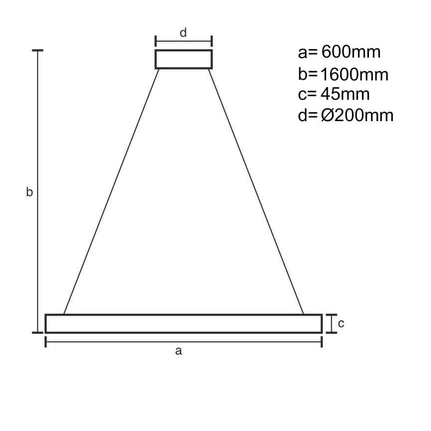 LED Stmievateľný luster na lanku LED/85W/230V 3000-6500K + diaľkové ovládanie