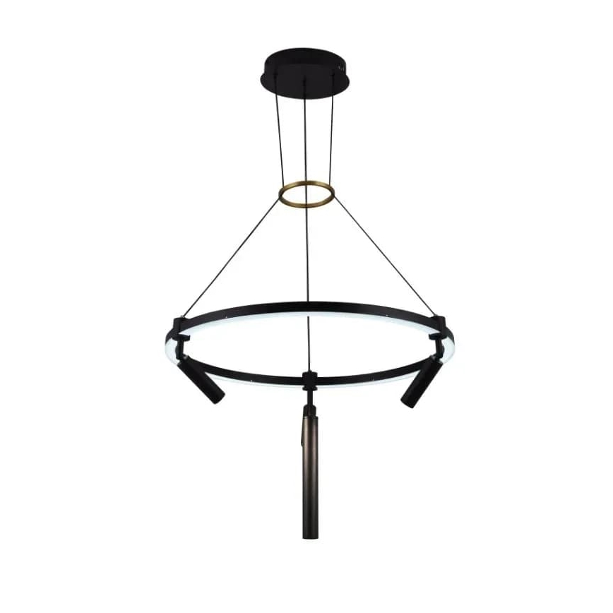LED Stmievateľný luster na lanku LED/85W/230V 3000-6500K + diaľkové ovládanie