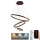 LED Stmievateľný luster na lanku LED/85W/230V 3000-6500K pr. 60 cm + diaľkové ovládanie