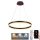 LED Stmievateľný luster na lanku LED/85W/230V 3000-6500K pr. 60 cm + diaľkové ovládanie