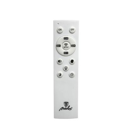 LED Stmievateľný krištáľový luster na lanku LED/90W/230V 3000-6500K lesklý chróm + diaľkové ovládanie