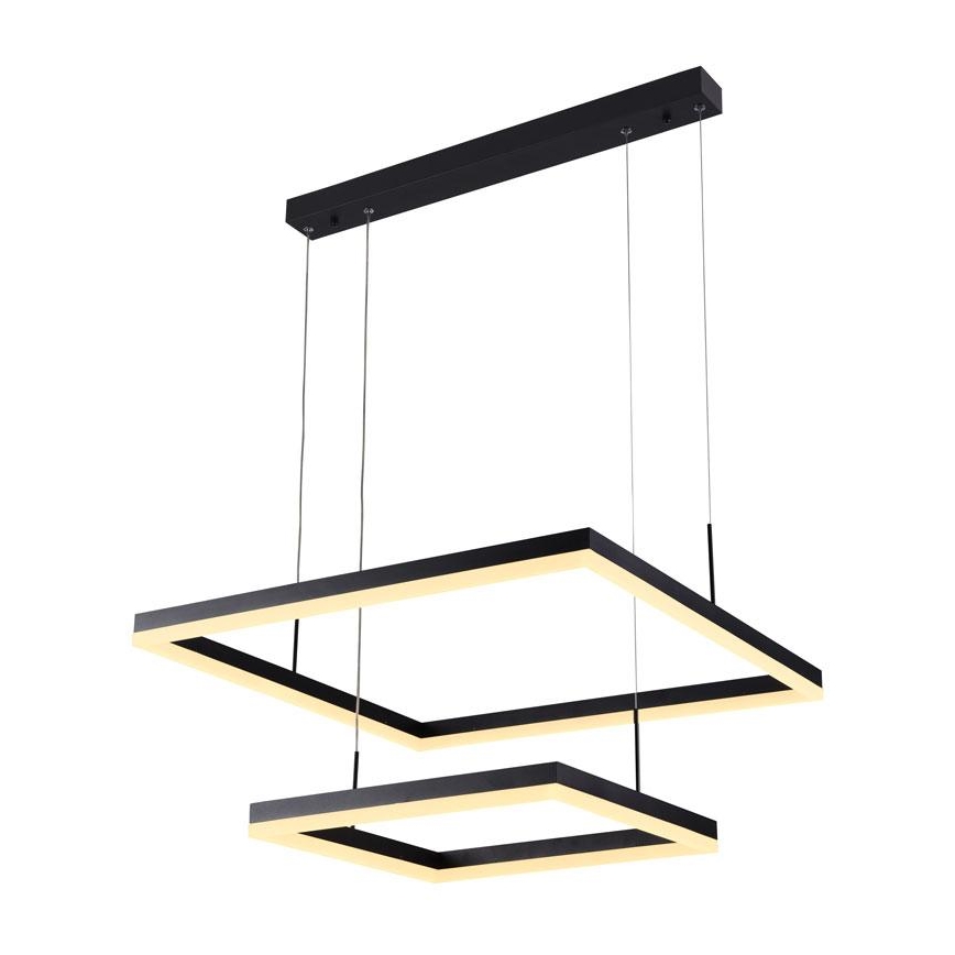 LED Stmievateľný luster na lanku LED/90W/230V 3000-6500K + diaľkové ovládanie