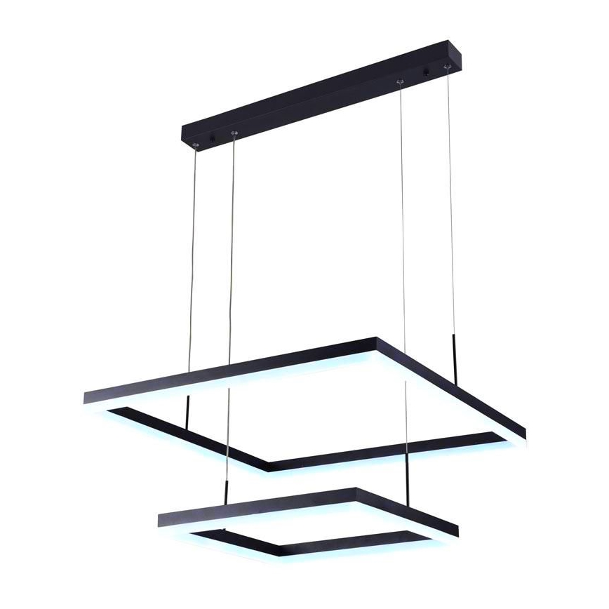 LED Stmievateľný luster na lanku LED/90W/230V 3000-6500K + diaľkové ovládanie