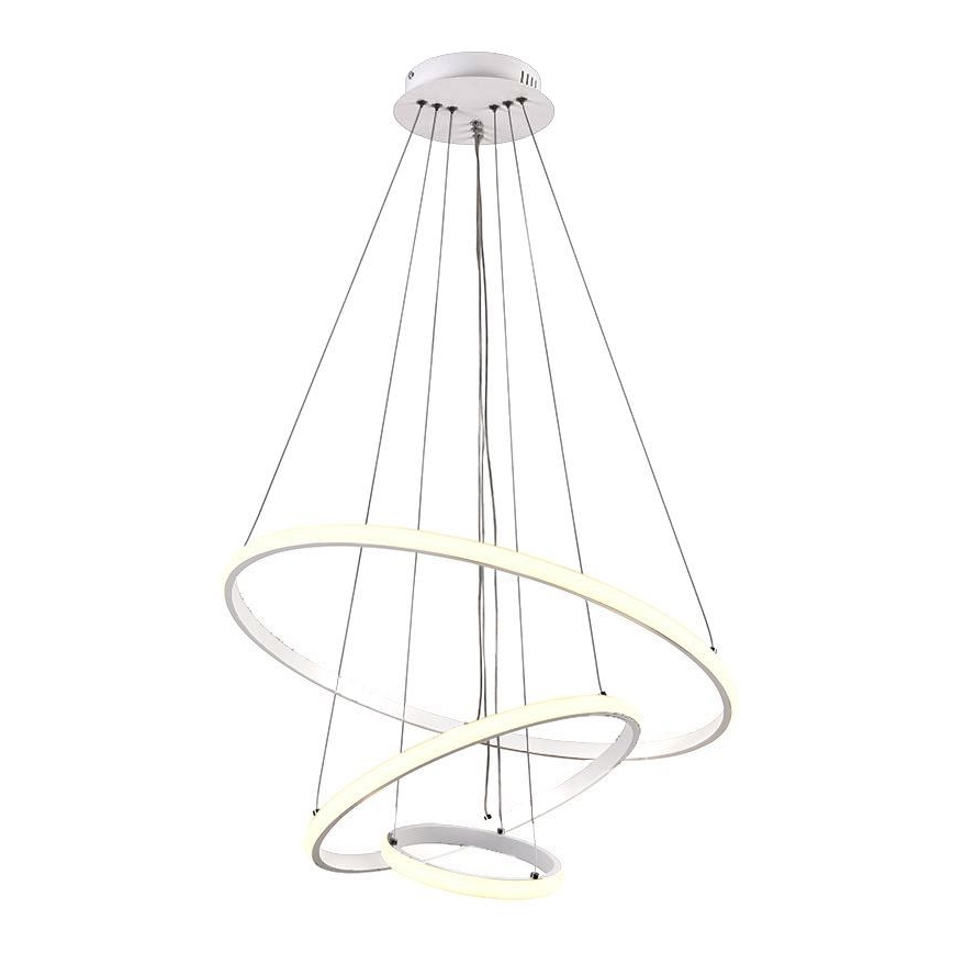 LED Stmievateľný luster na lanku LED/90W/230V 3000-6500K + diaľkové ovládanie