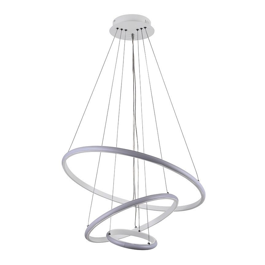 LED Stmievateľný luster na lanku LED/90W/230V 3000-6500K + diaľkové ovládanie