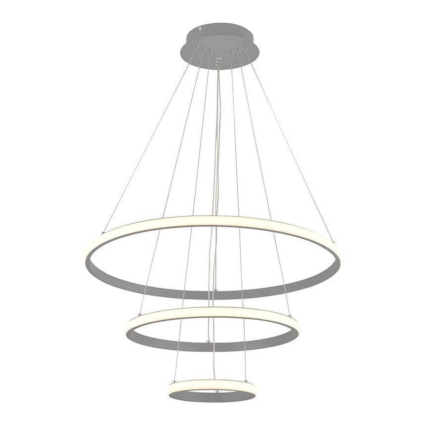 LED Stmievateľný luster na lanku LED/90W/230V 3000-6500K + diaľkové ovládanie