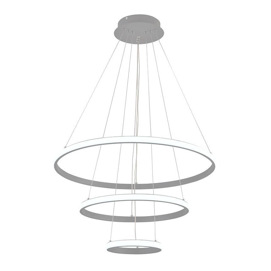 LED Stmievateľný luster na lanku LED/90W/230V 3000-6500K + diaľkové ovládanie