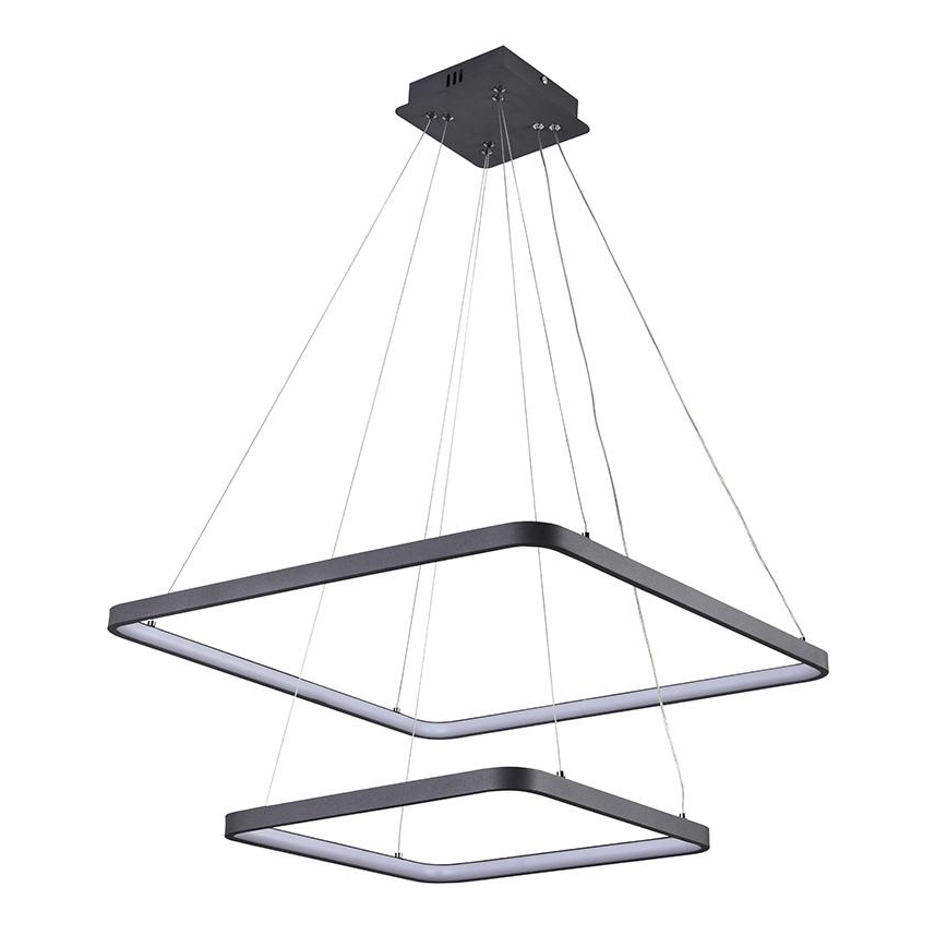 LED Stmievateľný luster na lanku LED/90W/230V 3000-6500K + diaľkové ovládanie