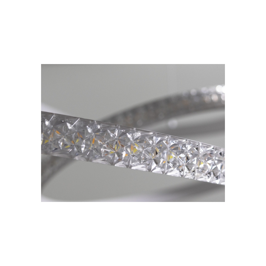 LED stmievateľný závesný luster na lanku LED/90W/230V 3000-6500K pr. 47 cm + diaľkové ovládanie