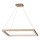 LED Stmievateľný luster na lanku LEGNO 2xLED/33W/230V dub