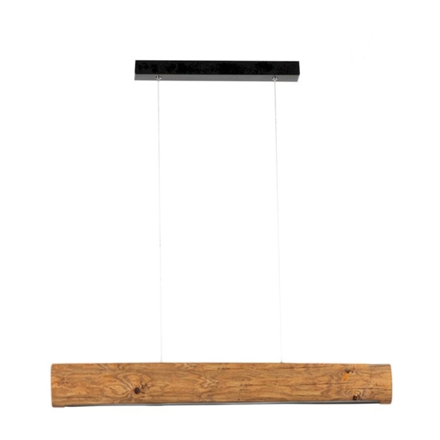 LED Stmievateľný luster na lanku LUCAS LED/25,5W/230V borovica