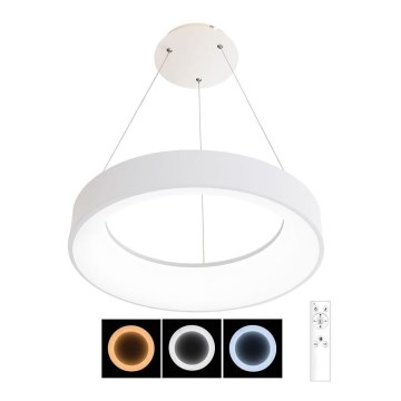 LED Stmievateľný luster na lanku NEST LED/40W/230V 3000-6500K biela + diaľkové ovládanie