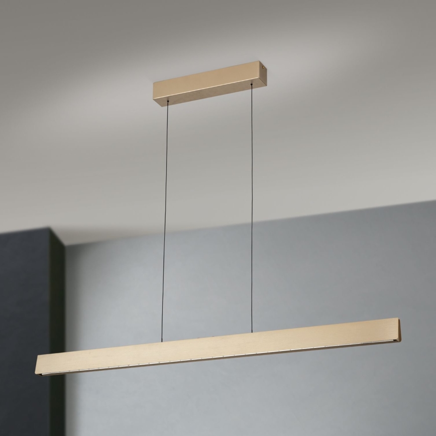 LED Stmievateľný luster na lanku TARA LED/44W/230V 2700/3800/4500/5700K zlatá