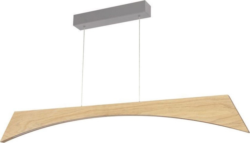 LED Stmievateľný luster na lanku ZIAD LED/14W/230V dub