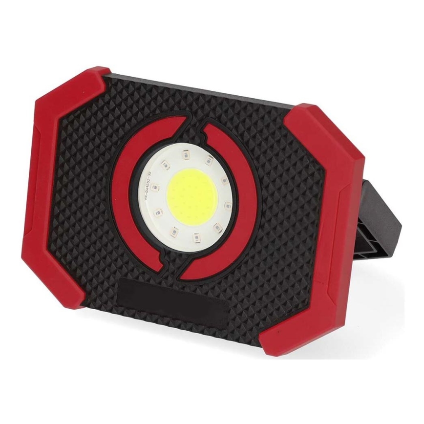 LED Stmievateľný nabíjací reflektor s powerbankou LED/10W/3000 mAh IPX2