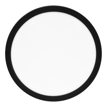 LED Stmievateľný panel LEXA LED/12/18/24W/230V 3000/4000/6000K pr. 30 cm čierna