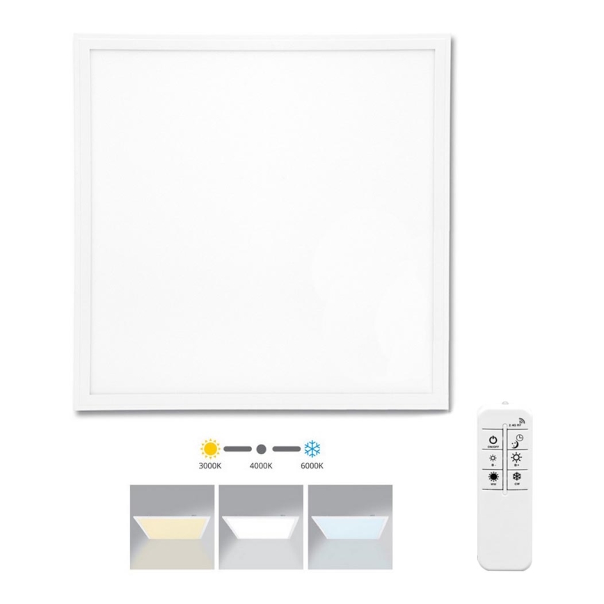 LED Stmievateľný podhľadový panel ZEUS LED/40W/230V 3000-6000K + diaľkové ovládanie