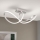 LED Stmievateľný prisadený luster CIRCUS LED/30W/230V matný chróm