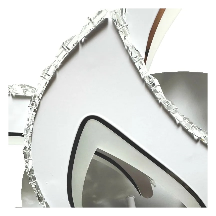 LED Stmievateľný prisadený luster LED/100W/230V 3000-6500K + diaľkové ovládanie
