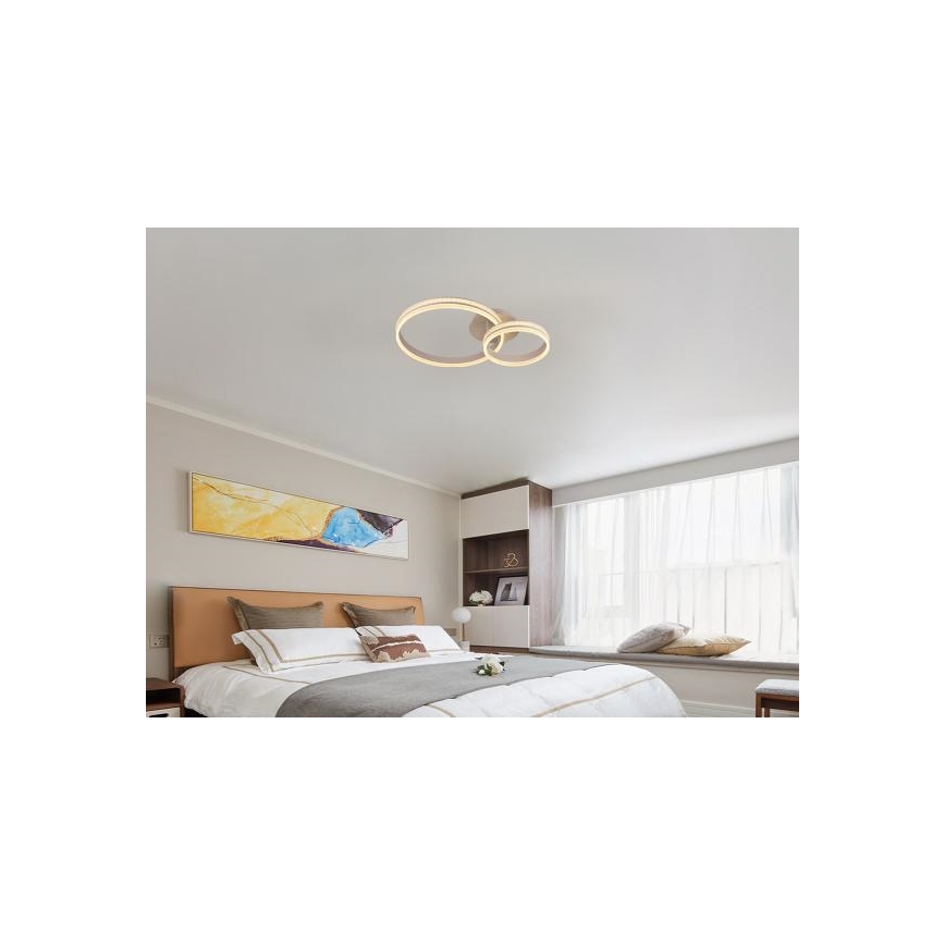 LED Stmievateľný prisadený luster LED/110W/230V 3000-6500K + diaľkové ovládanie