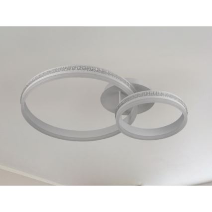 LED Stmievateľný prisadený luster LED/110W/230V 3000-6500K + diaľkové ovládanie