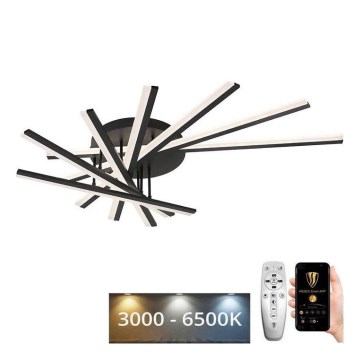 LED Stmievateľný prisadený luster LED/120W/230V 3000-6500K + diaľkové ovládanie