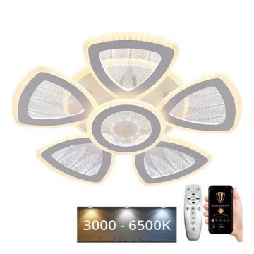 LED Stmievateľný prisadený luster LED/145W/230V 3000-6500K + diaľkové ovládanie