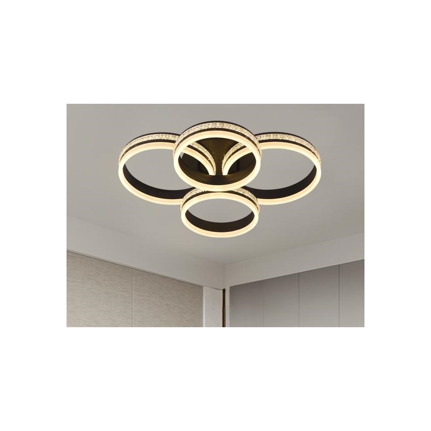 LED stmievateľný prísadený luster LED/150W/230V 3000-6500K + diaľkové ovládanie