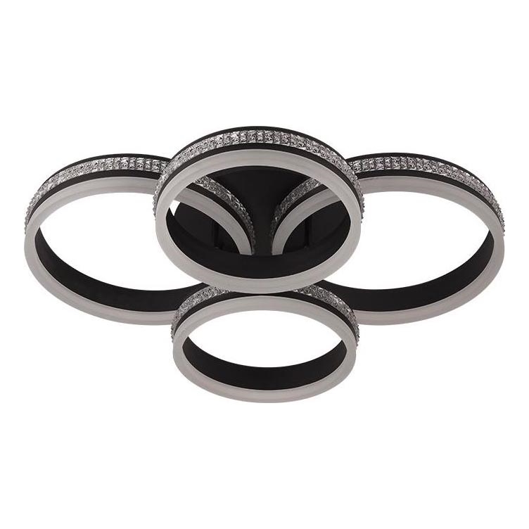 LED Stmievateľný prisadený luster LED/150W/230V 3000-6500K + diaľkové ovládanie