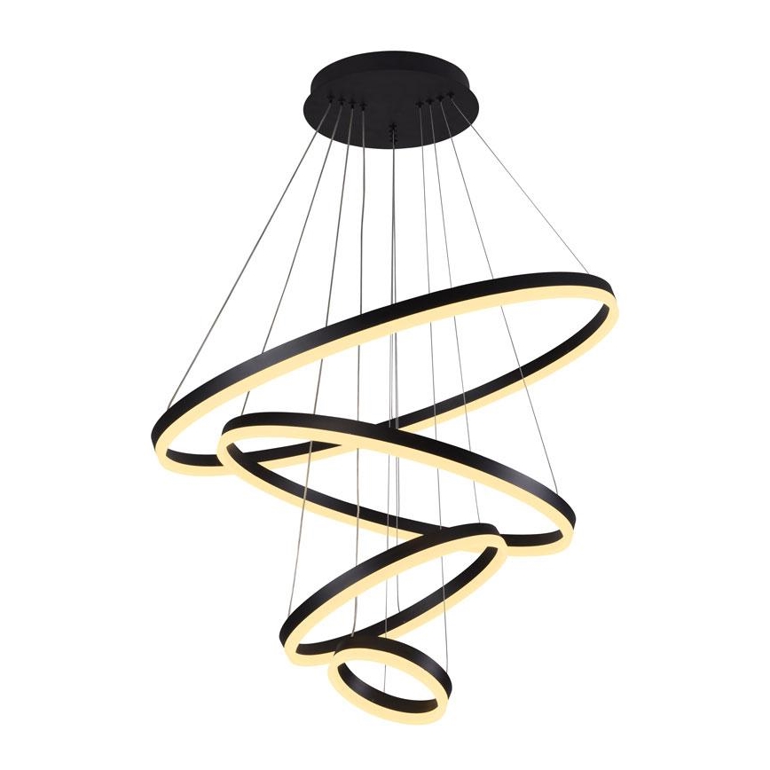 LED Stmievateľný prisadený luster LED/165W/230V 3000-6500K + diaľkové ovládanie