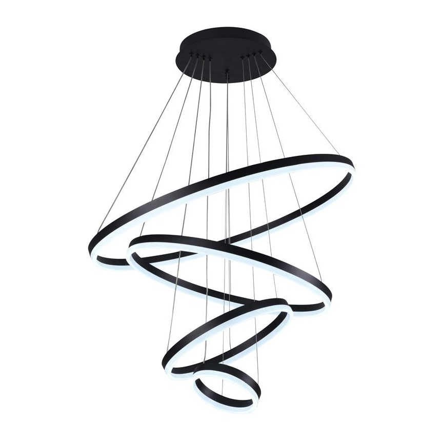 LED Stmievateľný prisadený luster LED/165W/230V 3000-6500K + diaľkové ovládanie