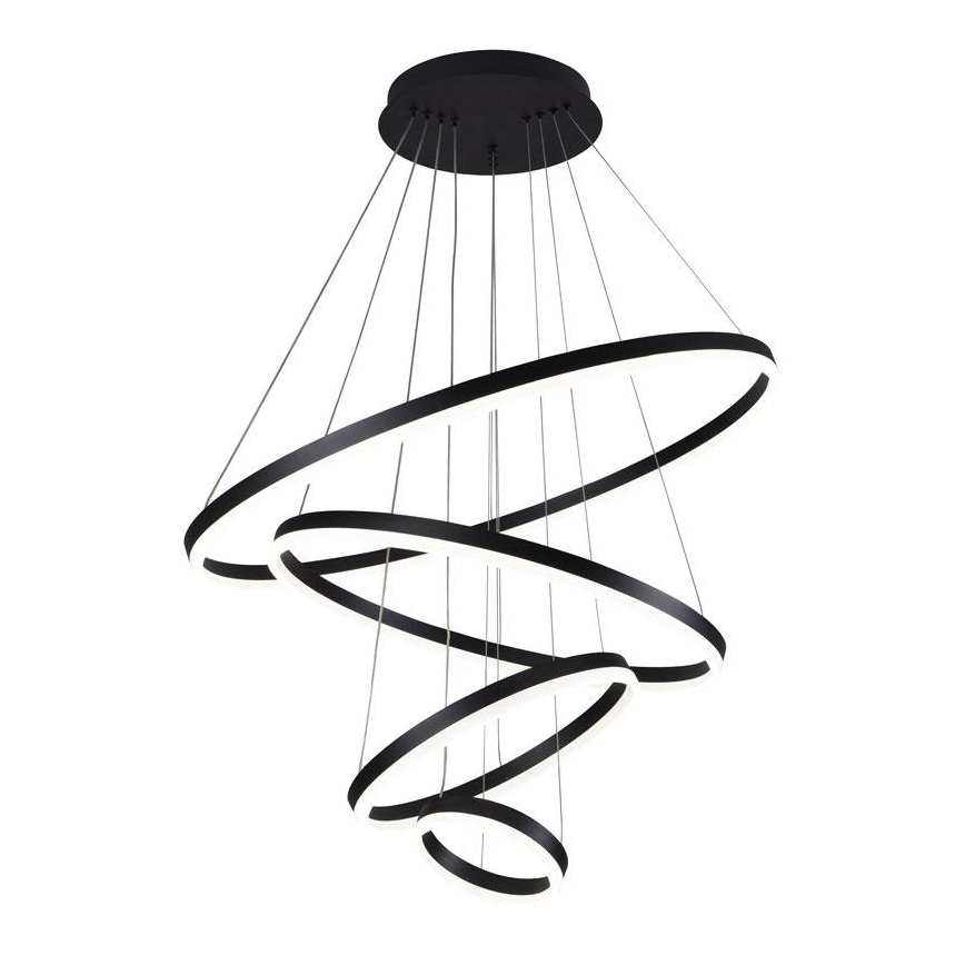 LED Stmievateľný prisadený luster LED/165W/230V 3000-6500K + diaľkové ovládanie