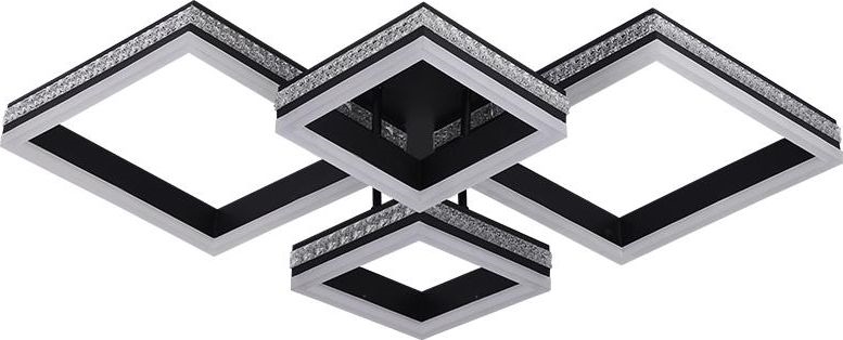 LED stmievateľný prisadený luster LED/175W/230V 3000-6500K + diaľkové ovládanie