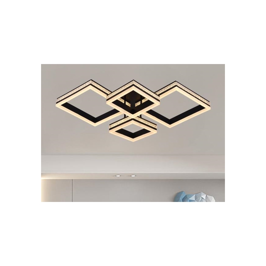 LED stmievateľný prisadený luster LED/175W/230V 3000-6500K + diaľkové ovládanie