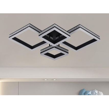 LED stmievateľný prisadený luster LED/175W/230V 3000-6500K + diaľkové ovládanie