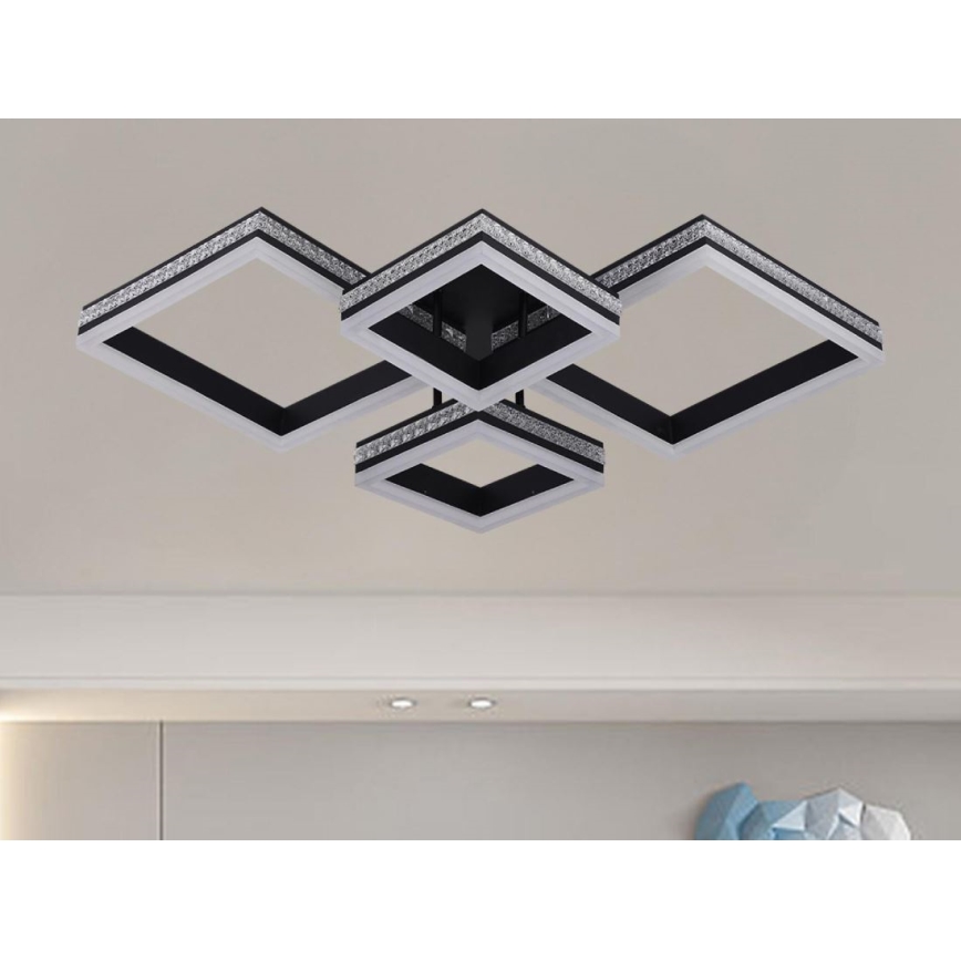 LED stmievateľný prisadený luster LED/175W/230V 3000-6500K + diaľkové ovládanie