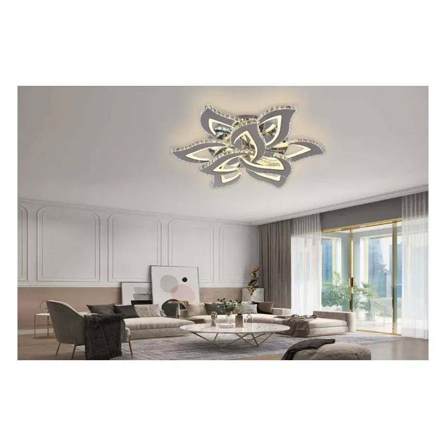 LED Stmievateľný prisadený luster LED/180W/230V 3000-6500K + diaľkové ovládanie