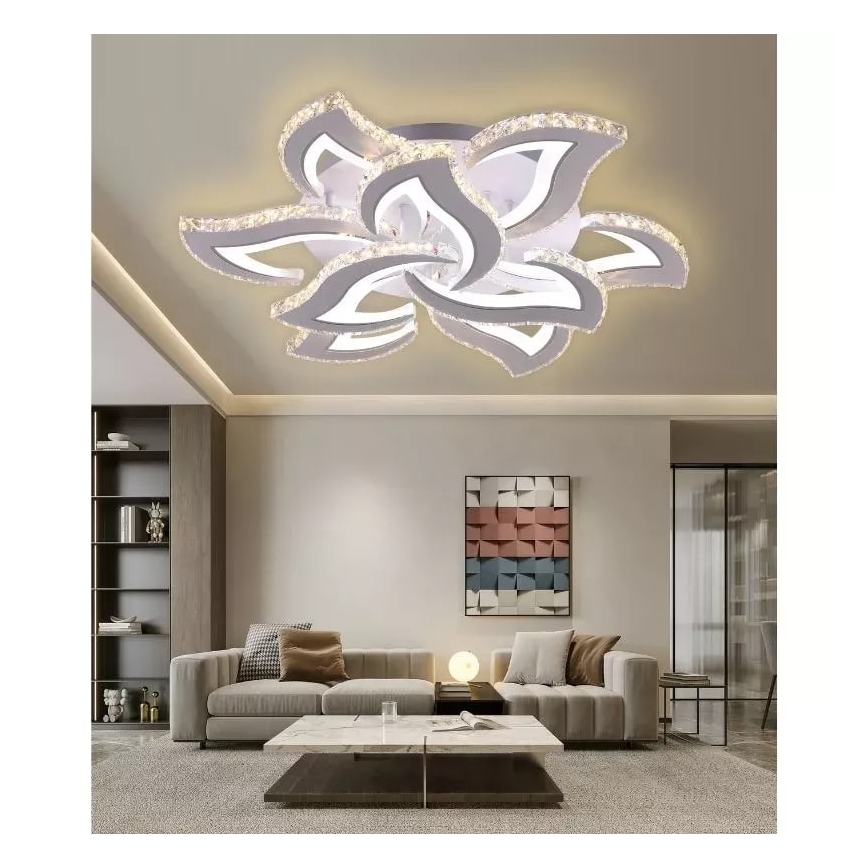 LED Stmievateľný prisadený luster LED/180W/230V 3000-6500K + diaľkové ovládanie