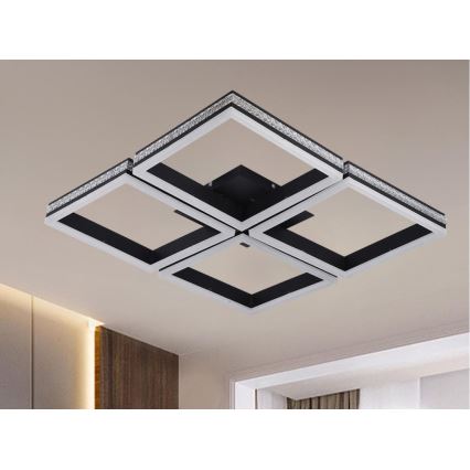 LED stmievateľný prisadený luster LED/215W/230V 3000-6500K + diaľkové ovládanie