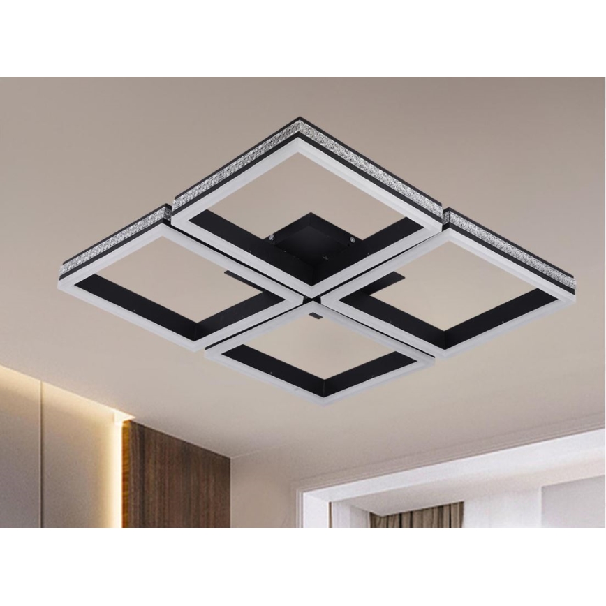 LED stmievateľný prisadený luster LED/215W/230V 3000-6500K + diaľkové ovládanie